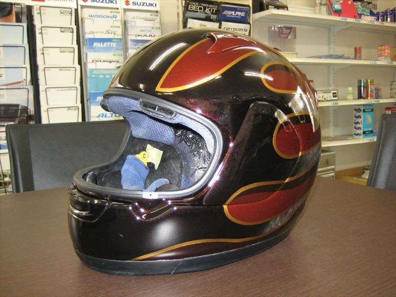 ヘルメット塗装
